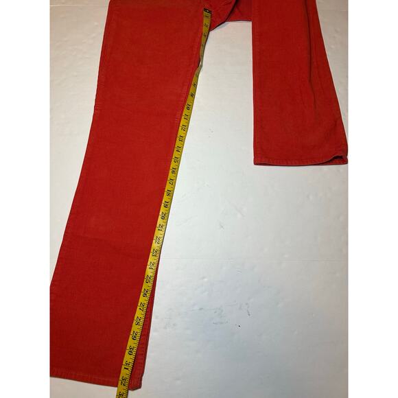 J. Crew Favorite Fit Corduroy Pants Women’s Orange Size 27R - Picture 2 of 6